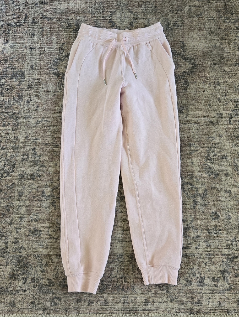Lululemon Scuba High-Rise Jogger Pants Fleece 28" Pink Mist Sweatpants Size 2 - Picture 4 of 10